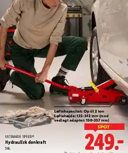 Lidl Hydraulisk donkraft tilbud