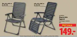 Lidl LIVARNO® Klapstol eller liggestol tilbud