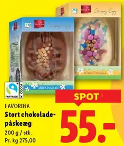 Lidl Stort chokolade-påskeæg tilbud