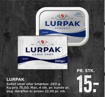 MENY Lurpak tilbud