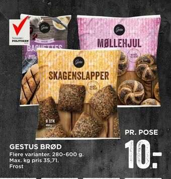 MENY Gestus brød tilbud