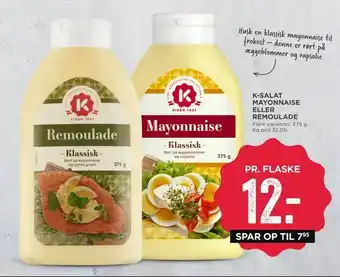 MENY K-salat mayonnaise eller remoulade tilbud