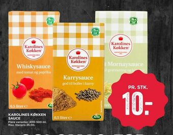 MENY Karolines køkken sauce tilbud