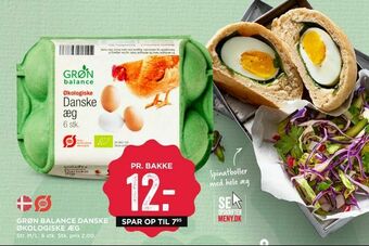 MENY Grøn balance danske økologiske æg tilbud