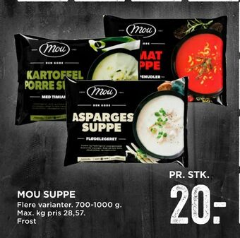 MENY Mou suppe tilbud