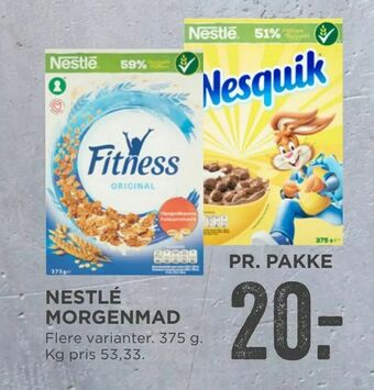 MENY Nestlé morgenmad tilbud