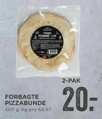 MENY Forbagte pizzabunde tilbud