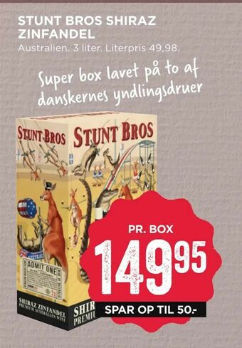 Stunt bros shiraz zinfandel