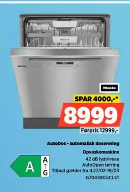 Power Miele AutoDos-automatisk doserering Opvaskemaskine tilbud