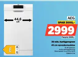 Power Aeg 30 min. hurtigprogram tilbud