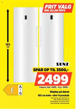 Power Senz display på døren køle- eller fryseskab tilbud