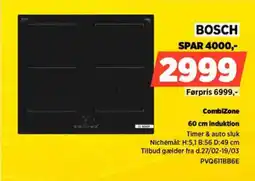 Power BOSCH CombiZone induktion tilbud
