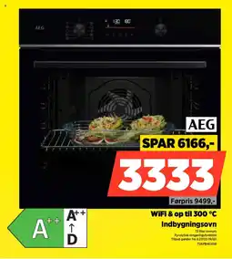 Power Aeg wifi & op til 300 °c indbygningsovn tilbud