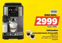 Power DeLonghi Kaffemaskine Automatisk bønne-til-kop kaffe tilbud