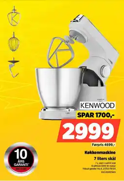 Power KENWOOD Køkkenmaskine skål tilbud