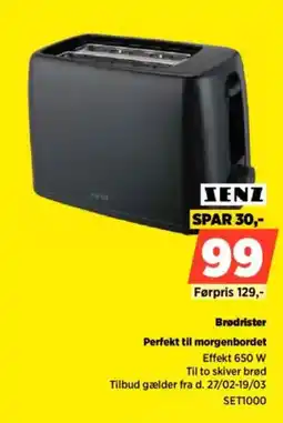 Power Zenz brødrister perfekt til morgenbordet tilbud