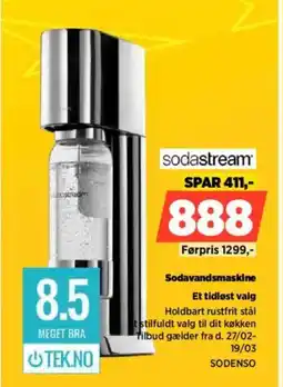 Power sodastream Sodavandsmaskine Et tidløst valg tilbud