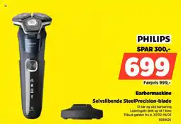 Power Philips barbermaskine selvslibende steel precision-blade tilbud