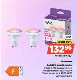 Power Wiz smart pære perfekt til accentbelysning tilbud