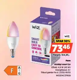Power Wiz Pære Alsidigt smart lys tilbud