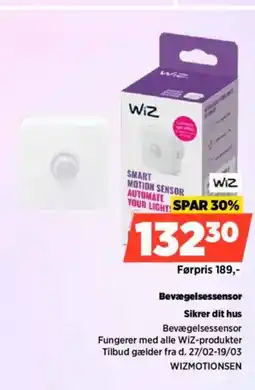 Power Wiz Bevægelsessensor Sikrer dit hus tilbud