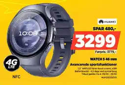 Power Huawei watch 5.46 mm avancerede sportsfunktioner tilbud