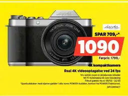 Power Dacota 4k kompaktkamera real 4k videooptagelse ved 24 fps tilbud