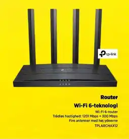 Power Router Wi-Fi 6-teknologi tilbud