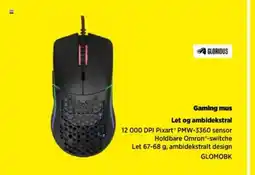 Power Gaming mus Let og ambidekstral tilbud