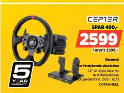 Power Cepter Racerrat For fordybende simulation tilbud