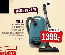 Skousen Miele støvsuger tilbud