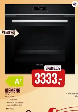 Skousen Siemens ovn tilbud