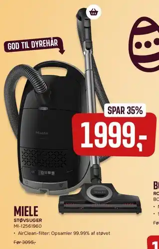 Skousen Miele støvsuger tilbud