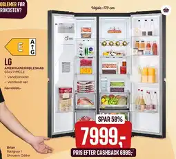 Skousen LG amerikanerkøleskab tilbud