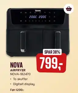 Skousen NOVA Airfryer NOVA-182470 tilbud