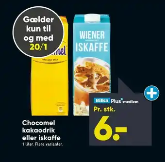 Bilka Chocomel kakaodrik eller iskaffe tilbud