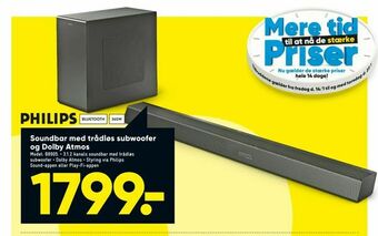Bilka Soundbar med trådløs subwoofer og Dolby Atmos tilbud