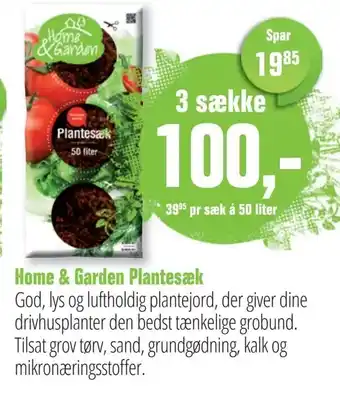 Aldershvile Planteskole Home & Garden Plantesæk tilbud