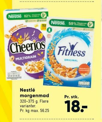Bilka Nestlé morgenmad tilbud