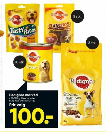 Bilka Pedigree marked tilbud