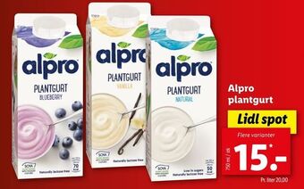 Let-Køb Alpro plantgurt tilbud