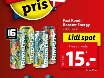 Faxi Kondi Booster Energy
