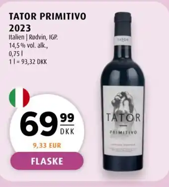 Scandinavian Park Tator Primitivo 2023 tilbud