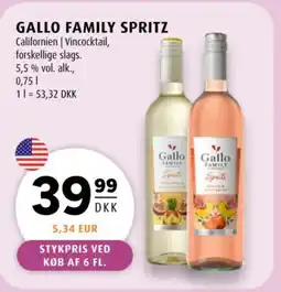 Scandinavian Park Gallo Family spritz tilbud