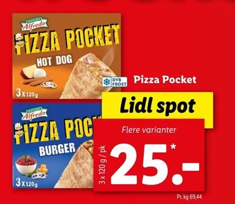 Let-Køb Pizza Pocket tilbud