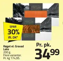 Fleggaard Røget el. Gravad Laks tilbud