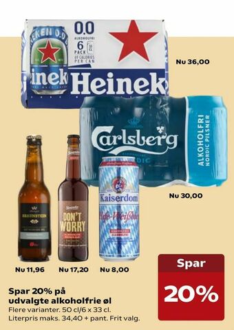 Kvickly Udvalgte alkoholfrie øl tilbud