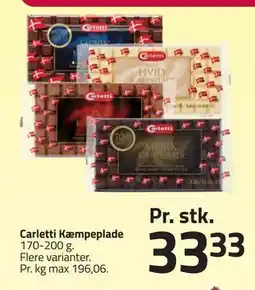 Fleggaard Carletti Kæmpeplade tilbud