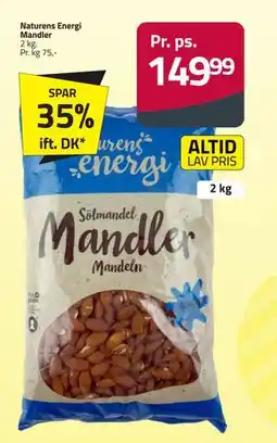 Fleggaard Naturens Energi Mandler tilbud