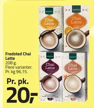 Fleggaard Fredsted Chai Latte tilbud